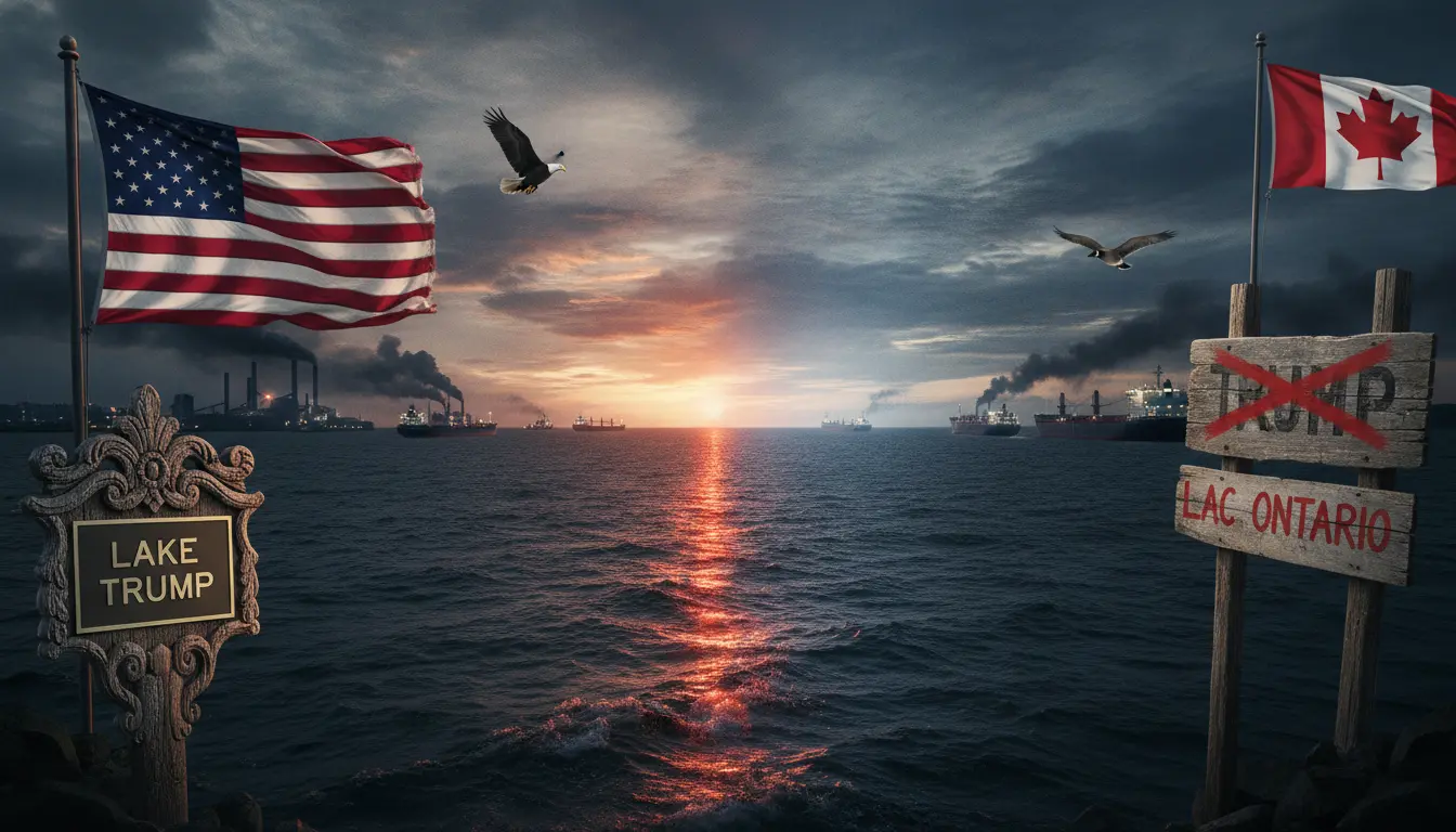 La Guerra Comercial entre EE. UU. y Canadá se Intensifica con la Orden de Trump de Renombrar el Lago Ontario