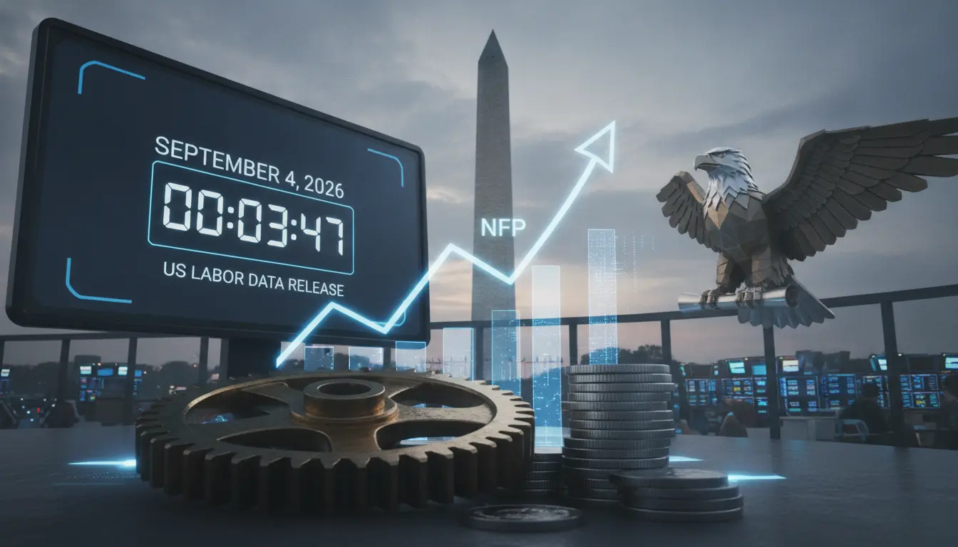 La economía de EE. UU. se prepara para el informe de empleo de agosto de 2026, crucial para las perspectivas de la Fed