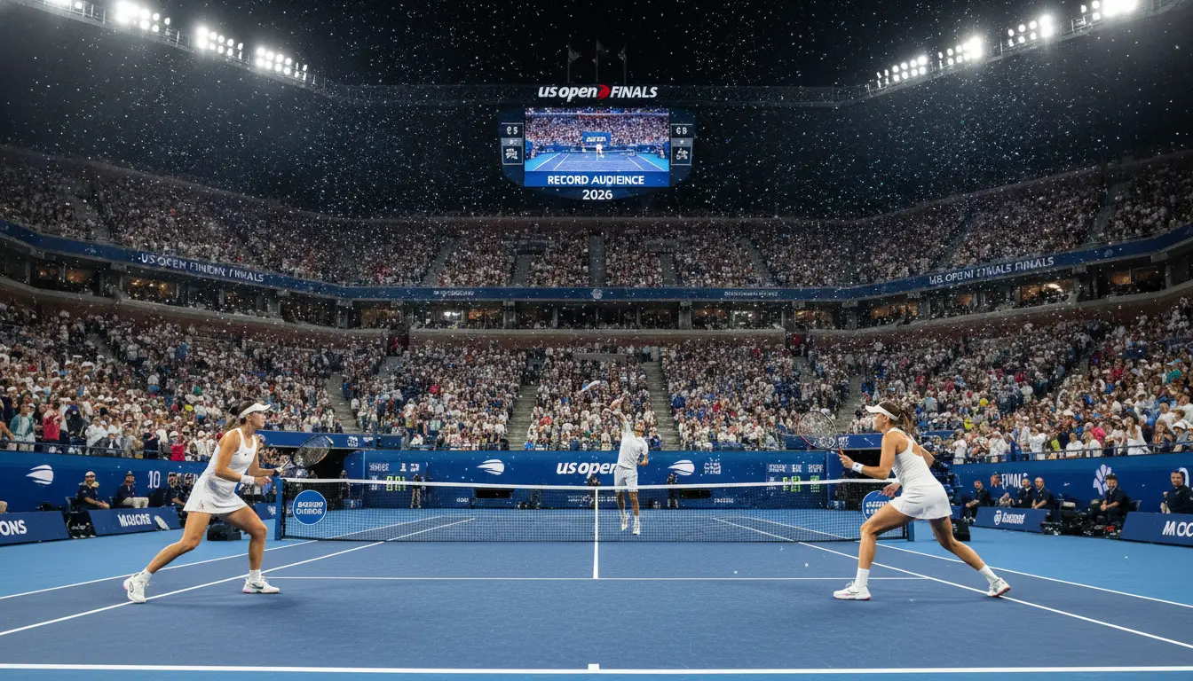 Final de Dobles Mixtos del US Open atrae audiencia televisiva récord