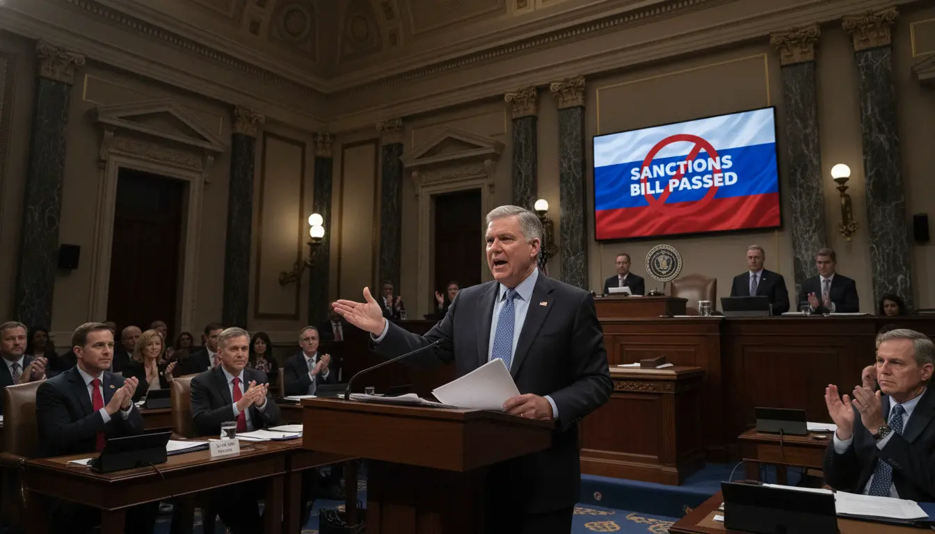El Senado de EE. UU. aprueba nuevo proyecto de ley de sanciones contra Rusia impulsado por Lindsey Graham y avanza a la Cámara de Representantes