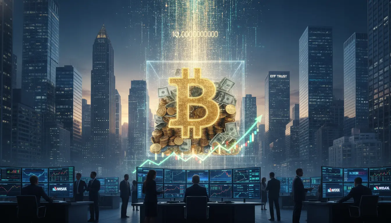 미국 현물 비트코인 ETF, 기관 투자 열풍 속 일일 100억 달러 거래량 돌파 눈앞