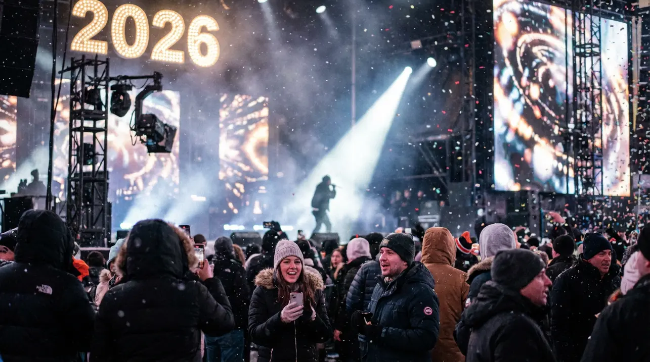 Outpoll Huntr X 2026 Watch Mariah Carey Huntr X And Post Malone Bring In 2026 On New Years Rockin Eve