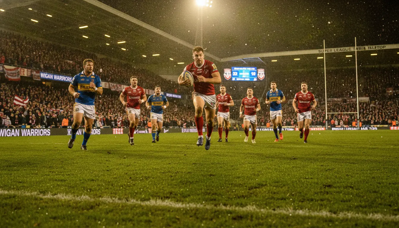 Los Wigan Warriors lideran la tabla de la Super League mientras la carrera por la Grand Final cobra impulso