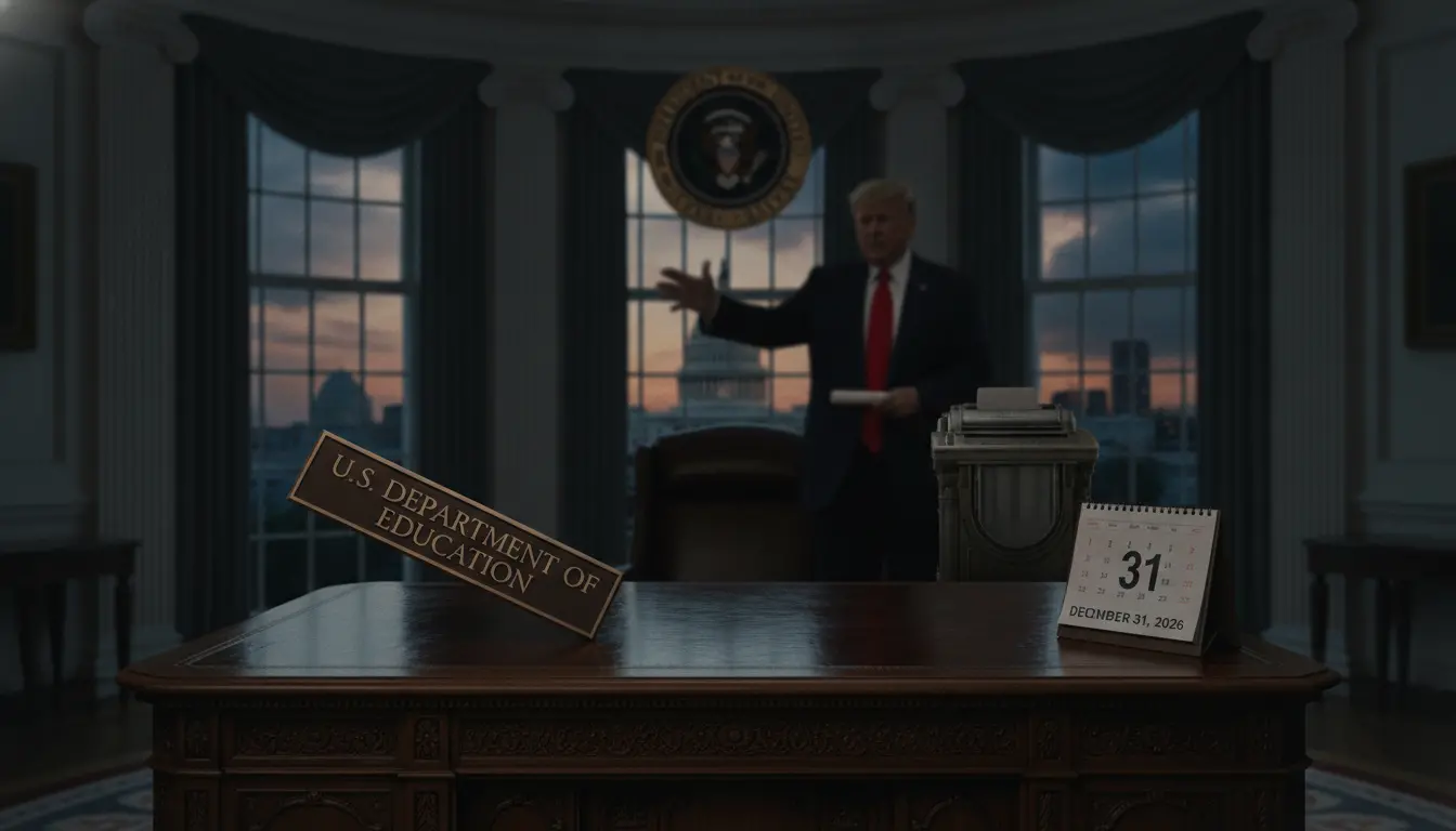 Will the US Department of Education be eliminated or cease to be a Cabinet-level department before January 1, 2027?