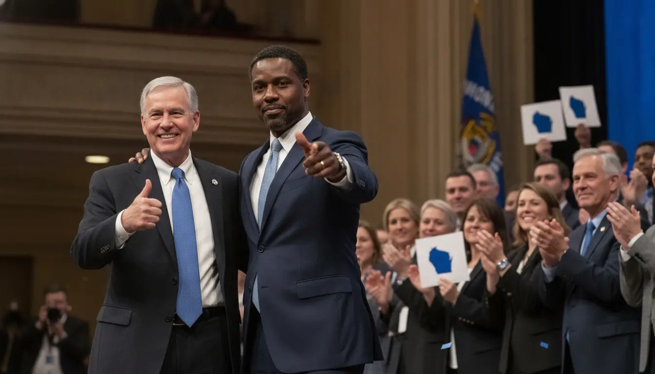 La carrera por la gobernación de Wisconsin en 2026 se calienta con la entrada de David Crowley con el respaldo de Evers